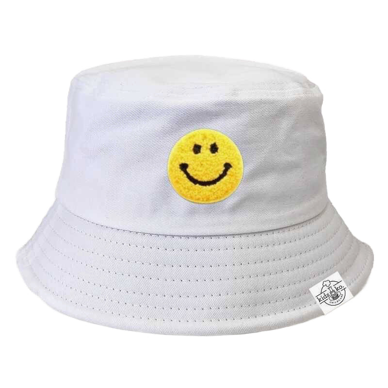 White Smile Bucket Hat