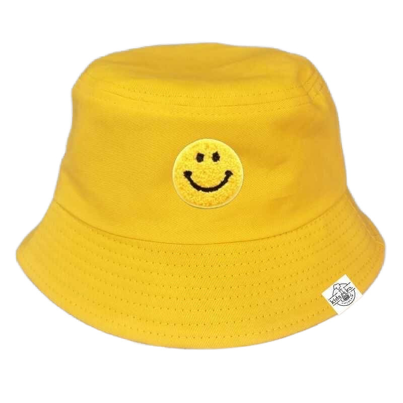 Bright Yellow Smile Bucket Hat